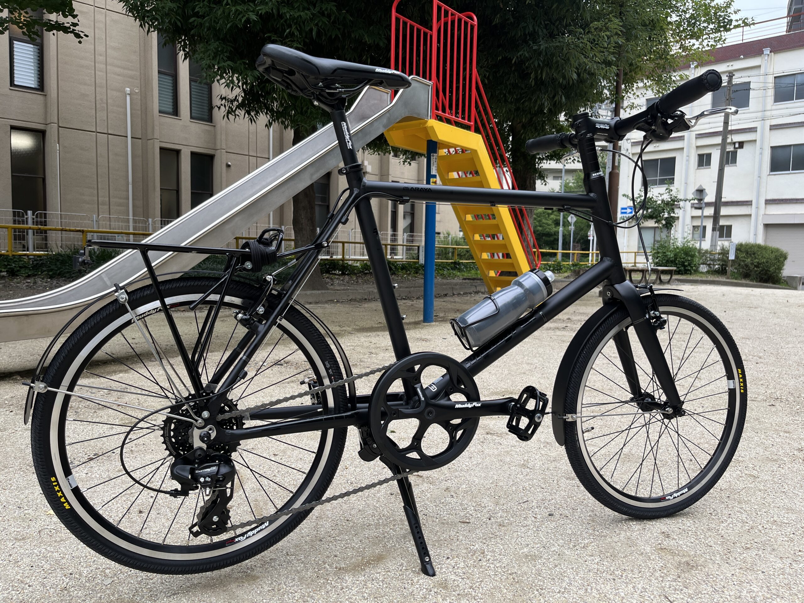 Araya Muddy Fox CXG 2020 カスタム 2020 ARAYA『MuddyFox CX』所謂、バイクパキング風にカスタムし